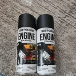 2 Pc Rust-oleum '363571 Automotive 600 Degrees F Engine Enamel Spray, Black New. Price: $29.99.