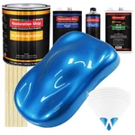 Fiji Blue Metallic Gallon Urethane Basecoat Clearcoat Car Auto Body Paint Kit New. Price: $377.99.