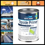Marine Topside Boat Paint Primer For Fiberglass & Wood - White Quart, Durable New. Price: $90.99.