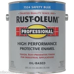 (2)-G Safety Blue Gloss Rustoleum Professional Industrial Enamel Paint 7524-402 New. Price: $146.99.