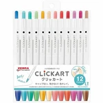 Zebra Clickart Light Color Water-based Pen WYSS22-12CLT From Japan New. Price: $39.49.