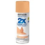 Rust-oleum Painter's Touch Satin Fuzzy Peach Paint+primer Spray 12 Oz New. Price: $14.95.