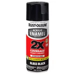 Rust-oleum 271903 Acrylic Enamel, Gloss Black New. Price: $11.15.