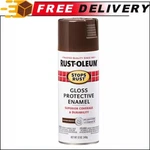 Rust-oleum 7775830 Stops Spray Paint, 12-OUNCE, Gloss Leather Brown New. Price: $12.54.