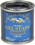 General Finishes Oil Base Gel Stain, 1/2 Gray Half-pint, New. Price: $48.38.