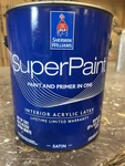 Gallon Sherwin Williams Super Paint Interior SATIN/9166 Drift Of Mist Gray New. Price: $39.99.