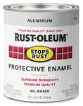 Rust-oleum 7715502 Stops Brush On Paint Quart Metallic Aluminum New. Price: $24.13.