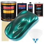 Dark Teal Metallic Slow 1 Gallon Auto Car Paint Kit Urethane Basecoat Clearcoat New. Price: $377.99.