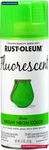 Rust-oleum 342417 Specialty Fluorescent Spray Paint, 11 Oz, Green New. Price: $11.76.