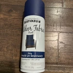 Rust-oleum Specialty Outdoor Fabric Spray Paint, Navy Blue, 12 Oz. New. Price: $23.95.