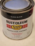 Rust-oleum Gloss Black 0.5 Pt Stops Protective Enamel Oil-based 7779-730 New. Price: $14.97.