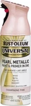 301537 Universal Surface Pearl Metallic Spray Paint, 11 Oz, Champagne Pink New. Price: $25.99.
