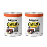 Rust-oleum 280159-2PK Farm & Implement Quart (pack Of 2), Kubota Orange New. Price: $47.01.