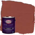 Glidden Exterior Paint Premiumr Red/cedar Chest One Coat Flat 1-GALLON New. Price: $97.27.