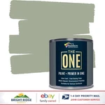 All-in-one Paint And Primer Sage Green Satin For Indoor Outdoor Use New. Price: $33.74.