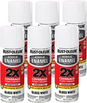 271919-6PK Acrylic Enamel 2X Spray Paint, 12 Oz, Gloss White, Pack New. Price: $73.95.
