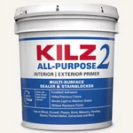 Kilz 2 All Purpose Gal. White Interior/exterior Multi-surface Primer, Sealer, New. Price: $34.63.