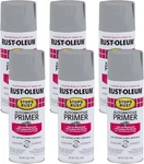 2081830-6PK Stops Rust Automotive Primer Spray, 12 Oz, Flat Light Gray, Pack New. Price: $55.99.