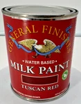General Finishes Water Based Milk Paint, 1 Pint, Tuscan Red New. Price: $39.95.