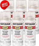 Stops Rust Spray Paint 12OZ Gloss Crystal Clear 6 Pack Protective Finish - New. Price: $53.00.