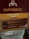 Sherwin Williams Superdeck Solid Color Stain Self Priming 9603 Deeptone Base New. Price: $49.99.