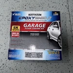 New Rust-oleum Epoxy Shield Garage Floor Coating Gloss Gray, Car 365184. Price: $72.99.