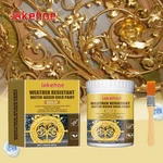 Weather-resistant Water-based Gold Paint Metallic New. Price: $13.60.