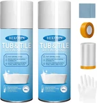 And Tile Spray Paint WHITE,450ML (2 Pack),aerosol Bathtub Refinishing Kit Fo New. Price: $44.07.