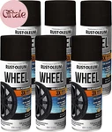 366438-6PK High Performance Wheel Spray Paint, 11 Oz, Matte Black, Pack New. Price: $81.40.