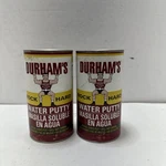 Lot Of 2 Durhams Rock Hard Water Putty Multi Purpose Repairs New 1LB. Price: $32.00.