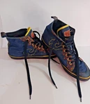 Yellow Soul Creation Men's Denim Embroidered Size 12 High Top Shoes Pre-owned. Price: $30.00.