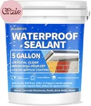 Liquid Waterproof Sealant Clear 5 Gallon, Wall Bathroom Water-based New. Price: $317.70.