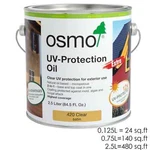 Osmo Exterior Uv Protection Oil Clear Satin Tinted Wood Finish Stain Extra New. Price: $149.99.
