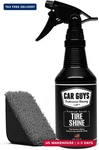 Car Guys Tire Shine Spray - The Perfect Deep Black Long Lasting New. Price: $32.48.