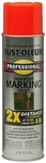 Rust-oleum 266590 Professional 15 Ounce (pack 1), Fluorescent Red-orange New. Price: $19.99.