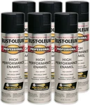 239107-6PK Professional High Performance Enamel Spray Paint, 15 Oz, Semi-gloss B New. Price: $79.95.