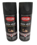 Pack Krylon High Heat Spray Paint 12 Oz Satin Black Grill Or Engine 600 Degree New. Price: $17.95.