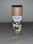 Rust-oleum Painter's Touch 2X 12 Oz. Satin Nutmeg General Purpose Spray Used. Price: $7.99.