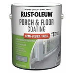 Pc Rust-oleum '320419 Gal Floor Coating, Semi-gloss Finish, Dove Gray, New. Price: $80.31.