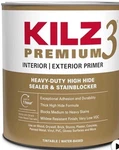 Kilz Premium High-hide Stain Blocking Interior/exterior Latex Primer/sealer, Whi New. Price: $24.95.