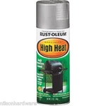 (6)-RUST-OLEUM Silver Flat Oz. High Heat 1200 Deg Spray Paint 7716830 New. Price: $72.89.