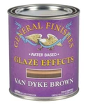 General Finishes Water Based Glaze Effects, 1 Quart, Van Dyke Brown New. Price: $80.17.