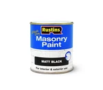 Rustins Quick Dry Masonry Paint Matt Black 500ML/16.9 Fl Oz - Single Pack F... New. Price: $32.59.