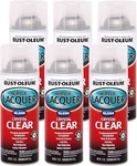 Rust-oleum Automotive 253366 Acrylic Lacquer Spray, 11 Oz, Gloss Clear, (6 Pack) New. Price: $74.81.