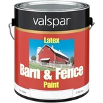 018.3121-10.007 Valspar Latex & Primer One Flat Barn Fence Paint, Red New. Price: $54.75.