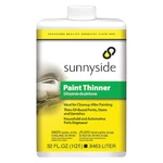 Sunnyside 30432 Paint Thinner, 1/4 Gal., Solvent Base New. Price: $11.19.