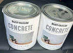2- Rust-oleum 379908 Specialty Concrete Wall Sidewalk Gray Quart Shop Floor Gym New. Price: $70.00.