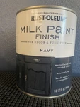 Rust-oleum Milk Paint Finish Interior Matte Navy Blue 1 Quart New. Price: $21.95.