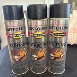 Rust Oleum Professional Inverted Striping Paint 18 Oz Pack 3 Black New. Price: $34.99.