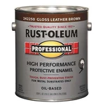 Rust Oleum Professional Paint Leather Brown Gloss Oil Based Metal Enamel 1 Gal New. Price: $123.11.